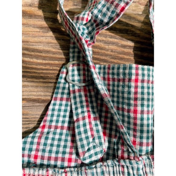 Vintage 1950s Toddler Gingham check Cotton Overalls Sears 2/3T? - Picture 6 of 13